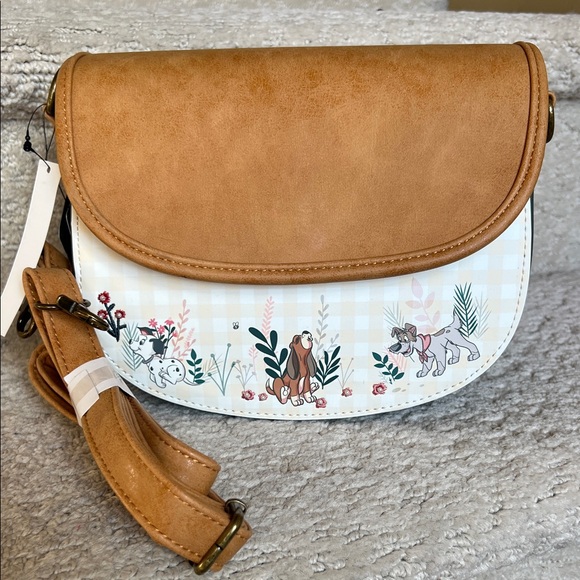 Loungefly Disney Tan and Cream Crossbody Bag - Picture 3 of 3